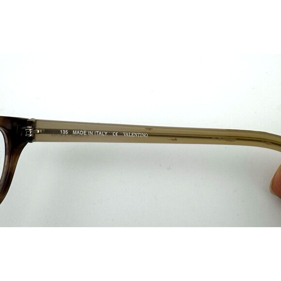 Valentino V2618 236 (Brown Stripe) glasses Women's 52/16/135 FRAMES ONLY - Picture 3 of 9